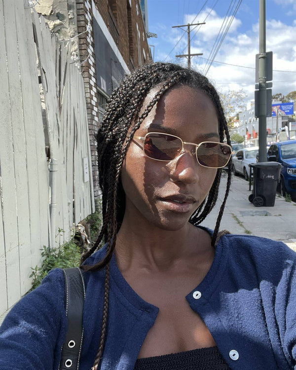 The Nu Bloom / Warm Gold & Desert Tortoise Rosewood Bio Lens - Shade Files